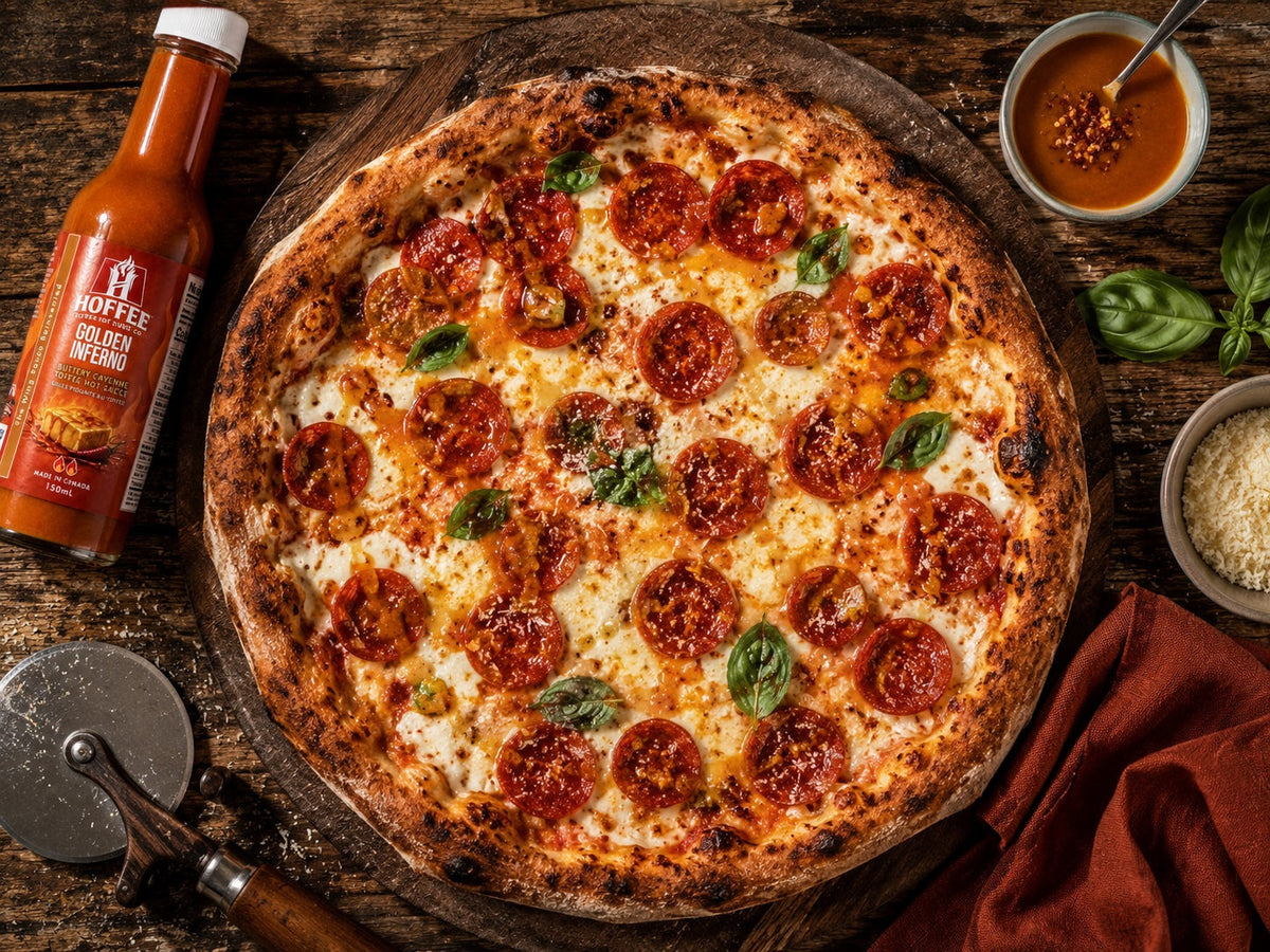 Hot Honey Pepperoni Pizza Recipe