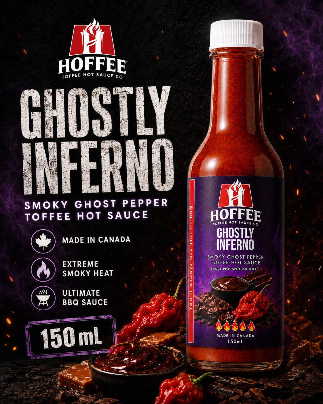 Ghostly Inferno Toffee Hot Sauce