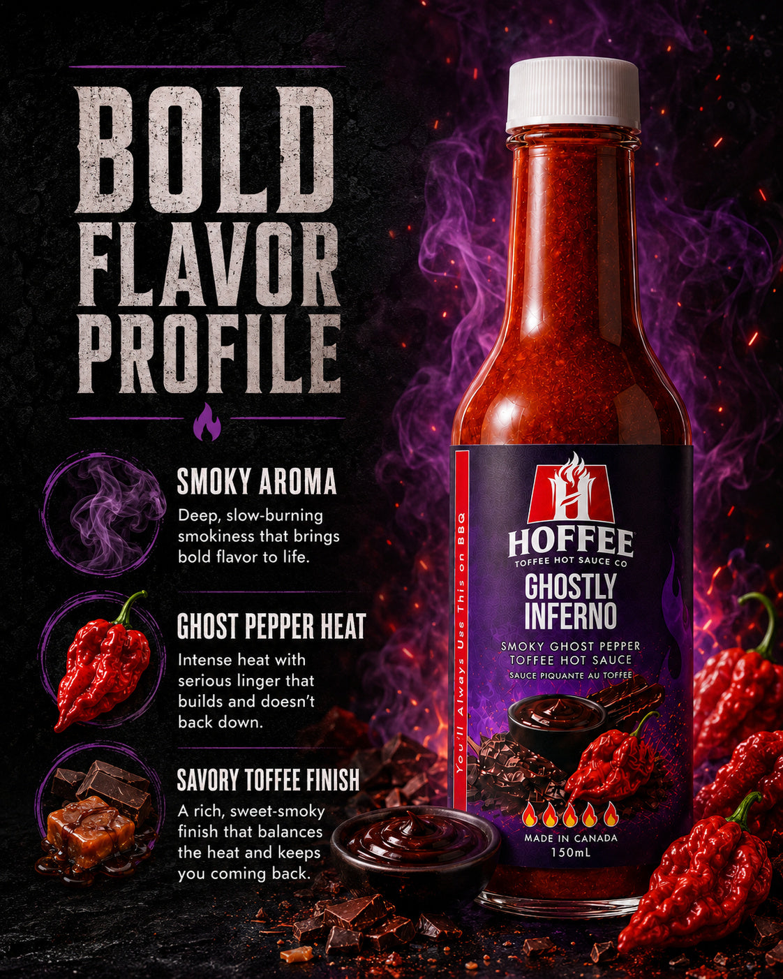 Ghostly Inferno Toffee Hot Sauce