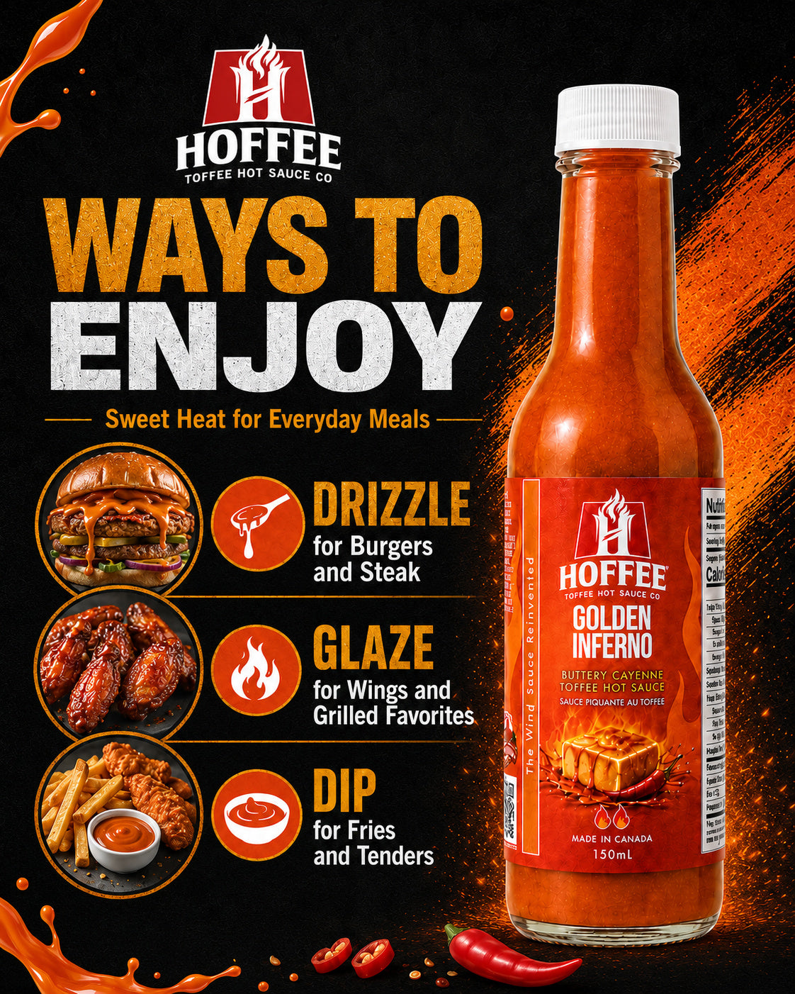 Golden Inferno Toffee Hot Sauce