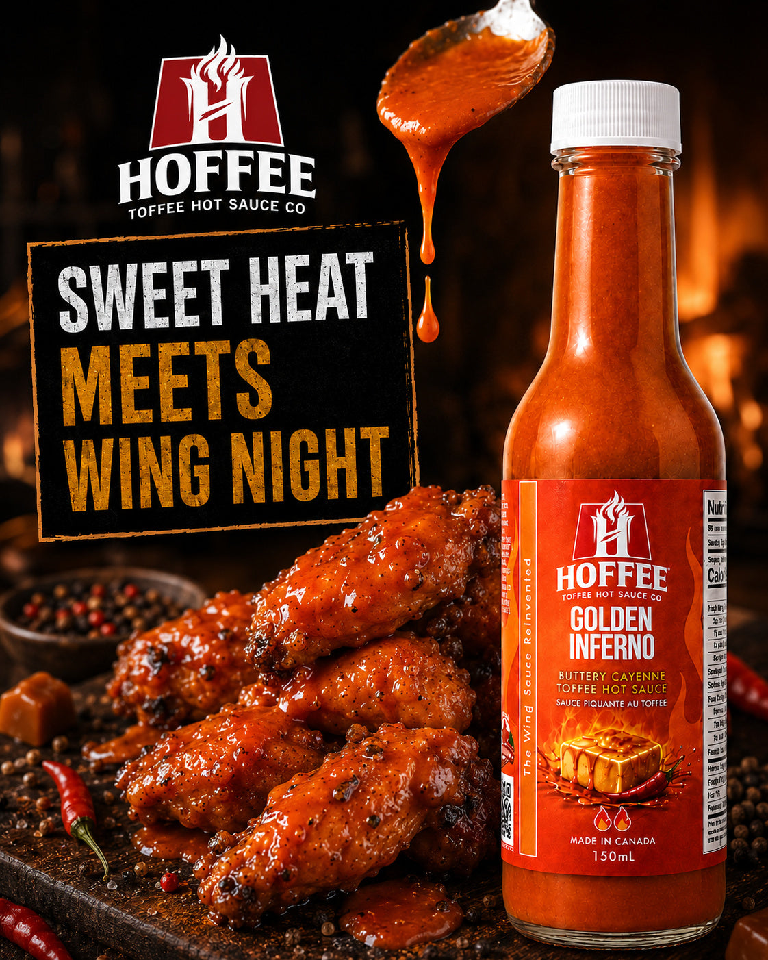 Golden Inferno Toffee Hot Sauce