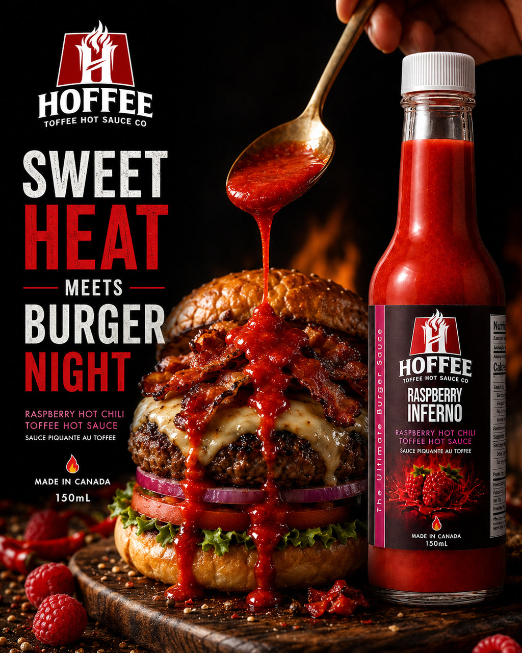 Raspberry Inferno Toffee Hot Sauce