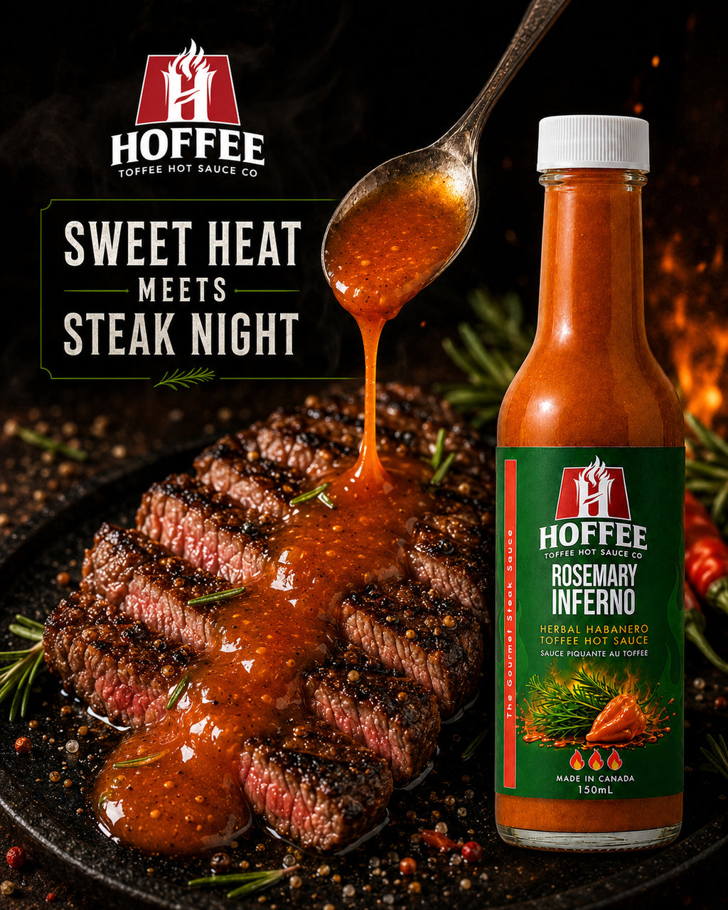 Rosemary Inferno Toffee Hot Sauce