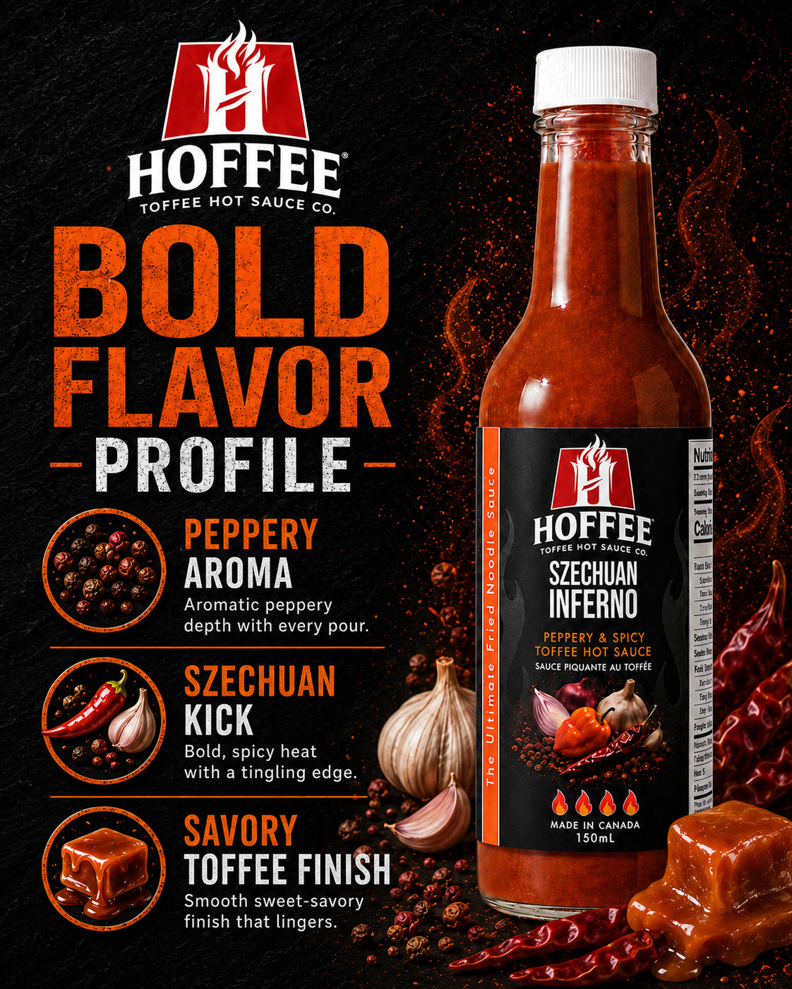 Szechuan Inferno Toffee Hot Sauce